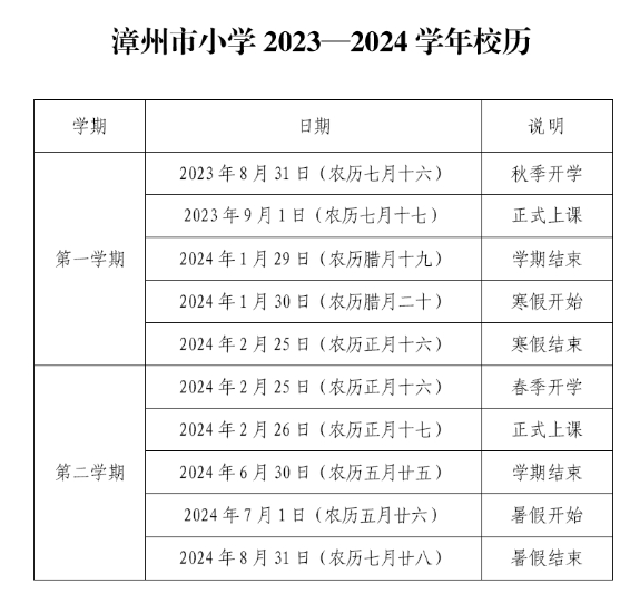 2024福建中职寒假放假时间是什么？