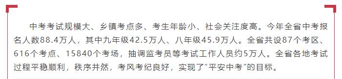 近五年福建中考报考人数一览（2019-2023年）