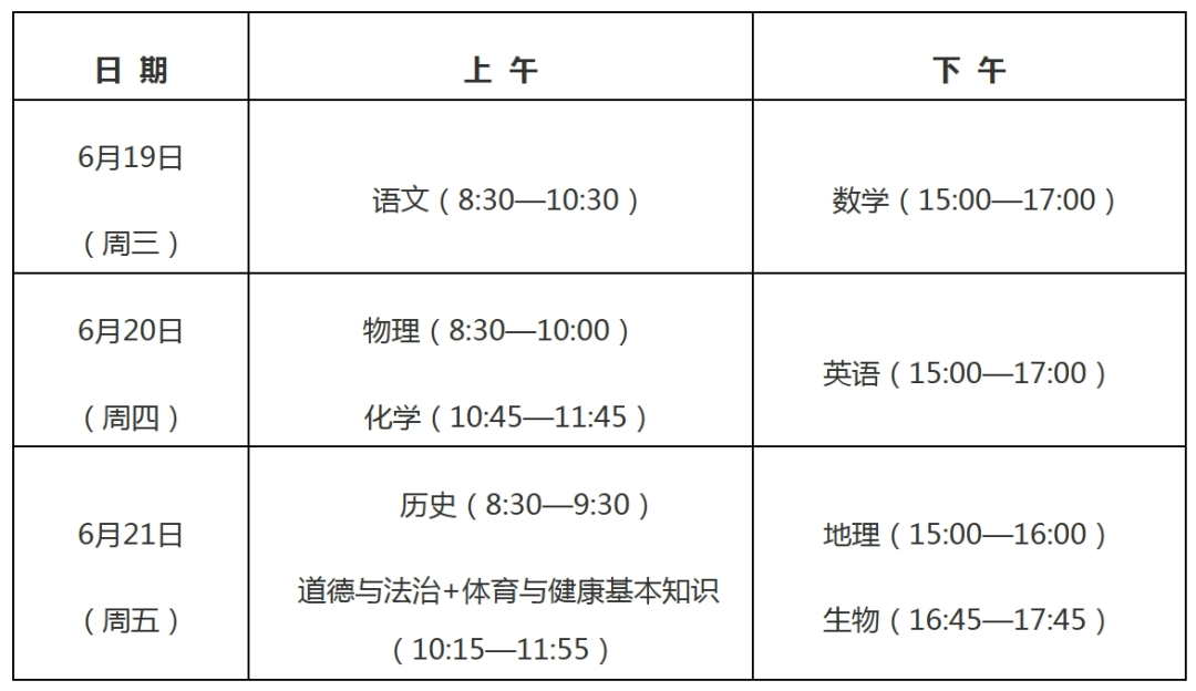 2024年福建省福州市中考中招报名流程及其考试时间