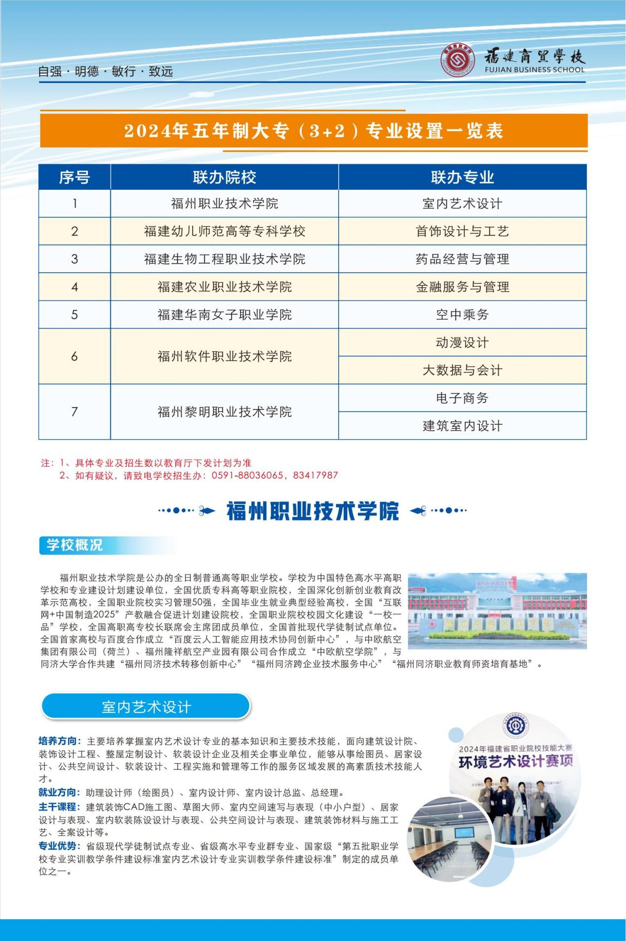 福州中职丨福建商贸学校2024年五年制大专招生简章